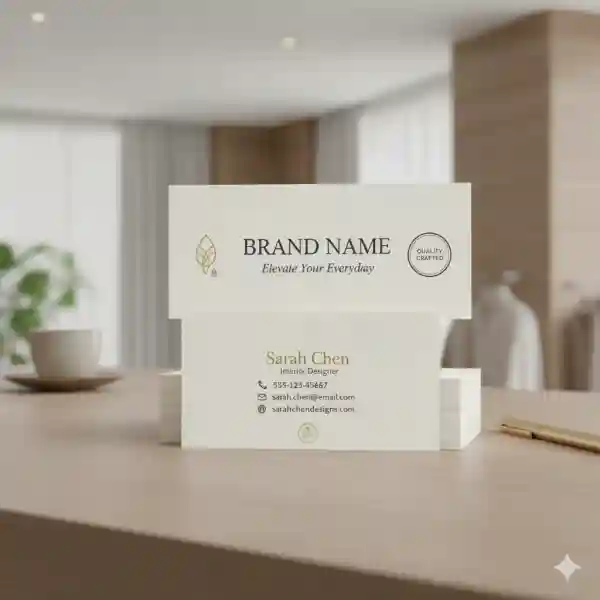 Jenis Finishing Kartu Nama