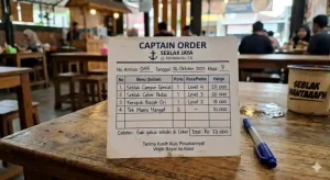Cetak Captain Order Seblak